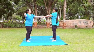 Partner Yoga Stretching || #yoga #flexibility #rajkot