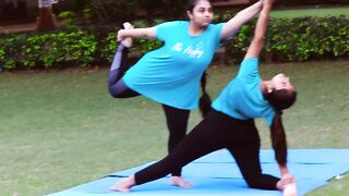 Partner Yoga Stretching || #yoga #flexibility #rajkot