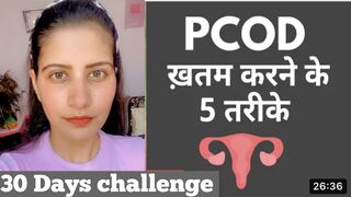 Yoga For Pcod || Heel pcod & Irregular Periods ￼ Naturally in one month