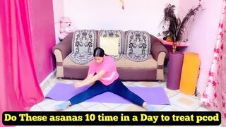 Yoga For Pcod || Heel pcod & Irregular Periods ￼ Naturally in one month