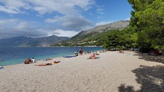 Brela plażowanie / Punta Rata plaża / beach / Chorwacja / Croatia