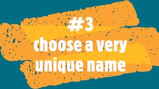 how to set up a onlyfans #3 choose a very unique name