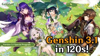 Genshin Impact is Getting an Anime - 3.1 Sumeru Update in 120 Seconds!