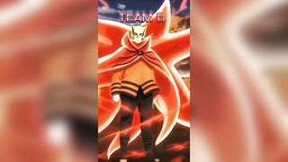 TEAM A VS TEAM B anime #anime #whoisstrongest #naruto #shorts #itachi