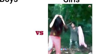 Girls vs boys Funny caught in camera #tubelightmemes #girlsvsboys #comedy #funnymemes