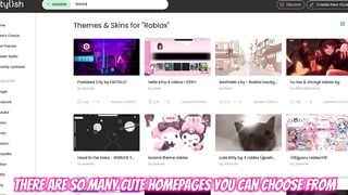 How to get the ✨cutest roblox homepage✨-????????????