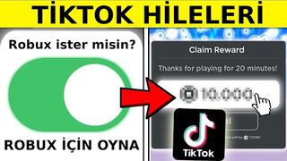 Roblox ROBUX Veren TİKTOK HİLELERİNİ DENEDİM !! ????