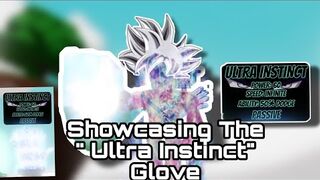 Ultra Instinct Glove Showcase! | Slap Battles Roblox