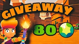 FREE GEMS BRAWL STARS | Giveaway 80 GEMS