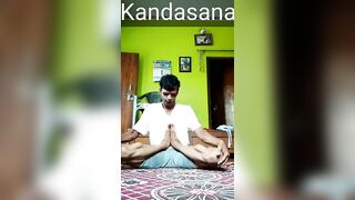 Kandasana | How to Do Kandapidasana | #yogaandfitnesswithshiva #yoga #workout #shorts #youtube