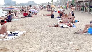 Barceloneta Beach, Barcelona beach walk