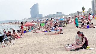 Barceloneta Beach, Barcelona beach walk