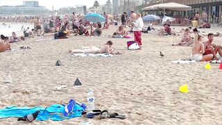 Barceloneta Beach, Barcelona beach walk