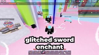 roblox bedwars added glitched enchants..?????????????