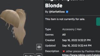 NEW ROBLOX LEAKED KARLIE KLOSS EVENT ITEMS | ROBLOX EVENT