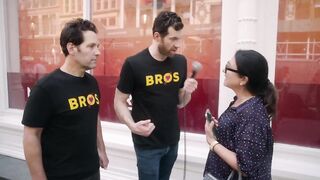 Billy On The Street: Paul Rudd Loves BROS