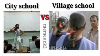 City school Vs village school dance || funny memes????????