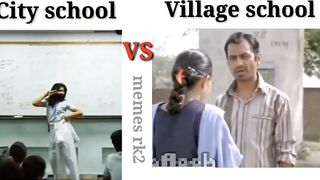 City school Vs village school dance || funny memes????????