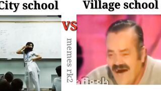 City school Vs village school dance || funny memes????????