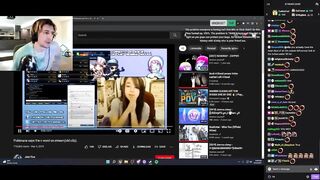 xQc reacts to Pokimane saying the n word on stream