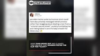 Instagram Model Pulls Receipts And Comes Clean About Her Affair With Adam Levine | TSR SoYouKnow