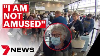 Travel plans thrown into chaos at Sydney Airport | 7NEWS