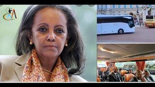 President Sahile-work of Ethiopia who refused to travel in a Group Bus to the Queen’s Fµneral