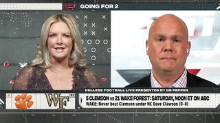 Clemson will make Wake Forest STRUGGLE - Stanford Steve's TOP GAMES to watch | College Football Live