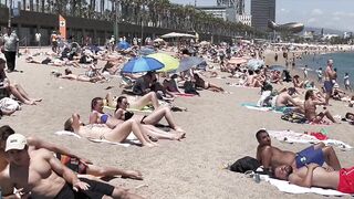 Beach Barceloneta????????Barcelona beach walk