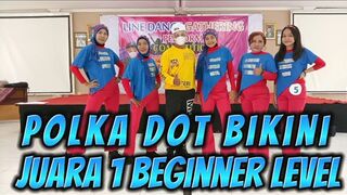 POLKA DOT BIKINI | Line Dance | Choreo by Wil Bos | KOMPETISI LINE DANCE | DIAN RIRIS PRODUCTION