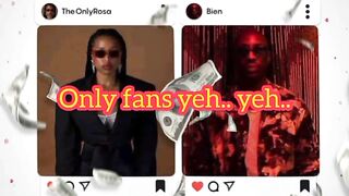 THEONLYROSA - ONLY FANS FT BIEN (SAUTISOL) LYRICS VIDEO