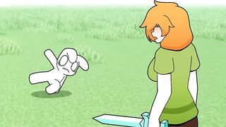 토끼 춤 - sims Rabbit break | Minecraft anime
