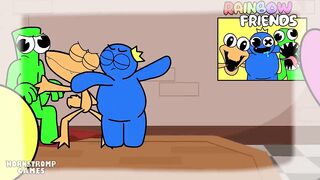 Pink & Yellow Are So Sad With Blue - Rainbow Friends Animation