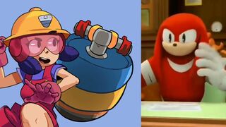 Knuckles rates heroes from the game Brawl stars