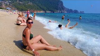 ANTALYA /ALANYA CLEOPATRA BEACH WALK TURKIYE #turkey #alanya #antalya #cleopatra #kleopatra #beach