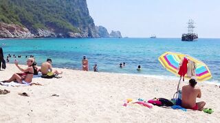 ANTALYA /ALANYA CLEOPATRA BEACH WALK TURKIYE #turkey #alanya #antalya #cleopatra #kleopatra #beach