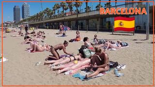 Barcelona Beach Walk Spain 2022 - This is the right place to relax