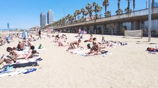 Barcelona Beach Walk Spain 2022 - This is the right place to relax