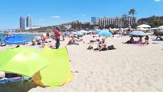 Barcelona Beach Walk Spain 2022 - This is the right place to relax