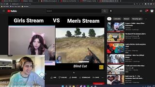 xQc reacts to "girl stream vs men stream"