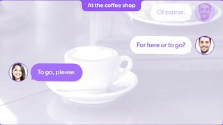 Conversation Practice at the Coffee Shop ☕️ | Travel English