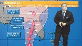 Spaghetti models show how Hurricane Ian will impact Florida | Monday, 5 a.m. update