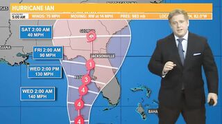 Spaghetti models show how Hurricane Ian will impact Florida | Monday, 5 a.m. update