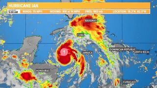 Spaghetti models show how Hurricane Ian will impact Florida | Monday, 5 a.m. update