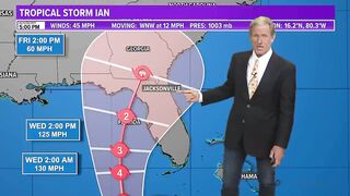 Models: Where will the worst weather be during Ian? | Sept. 25 at 6pm