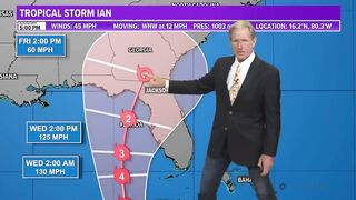 Models: Where will the worst weather be during Ian? | Sept. 25 at 6pm