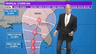 Models: Where will the worst weather be during Ian? | Sept. 25 at 6pm