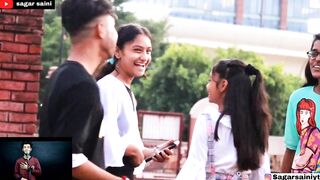 मैं एक लड़की से प्यार करता हु???? Funny Prank On Girl's ????। Girl's Reaction ????। Sagar Saini