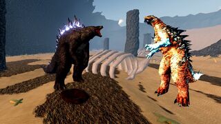 Roblox Kaiju Universe - Frostbite Godzilla Vs Godzilla 2014 Epic Battle