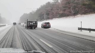 Winter Storm Causes Travel Headache Across Massachusetts - 2/25/2022